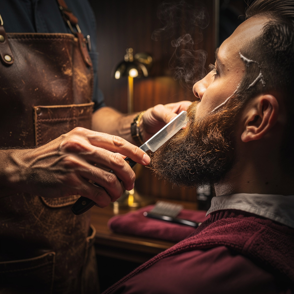 Herrenfriseur und Bartdesign