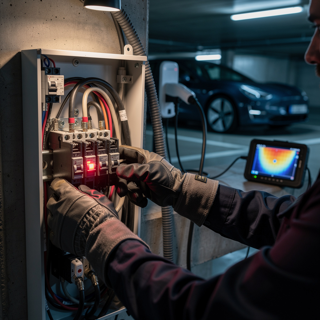 Lastberechnung für Elektroladestationen