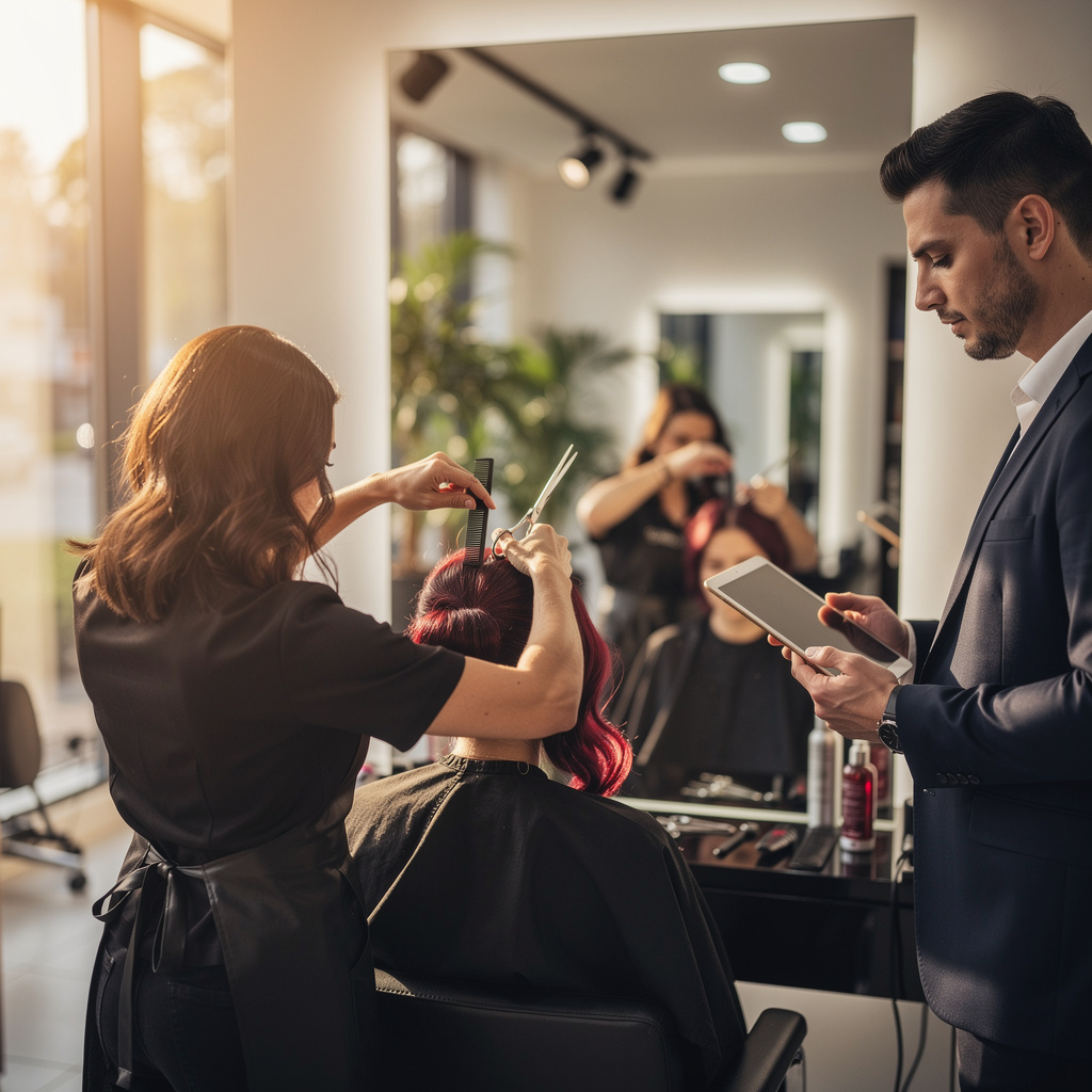Friseursalon-Marketing