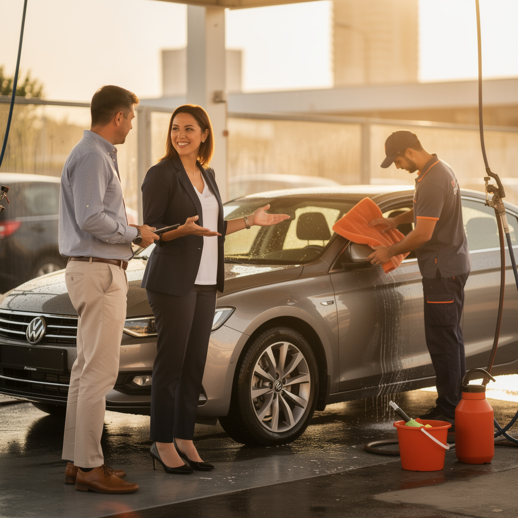 Marketing für Autowäsche