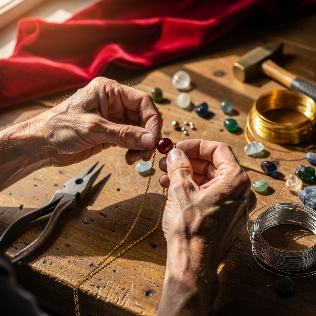 Handgemachtes Schmuckbusiness
