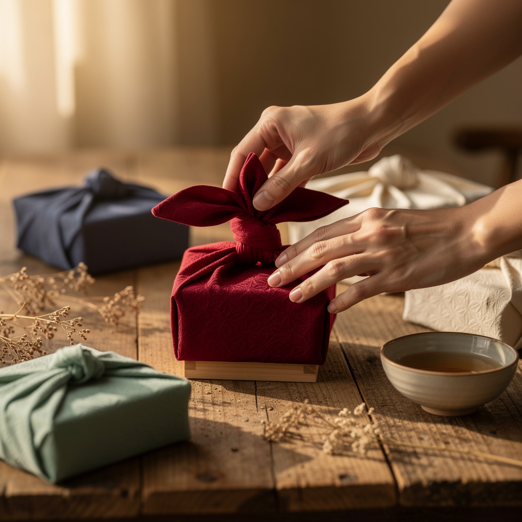 Furoshiki und kreatives Geschenkverpacken