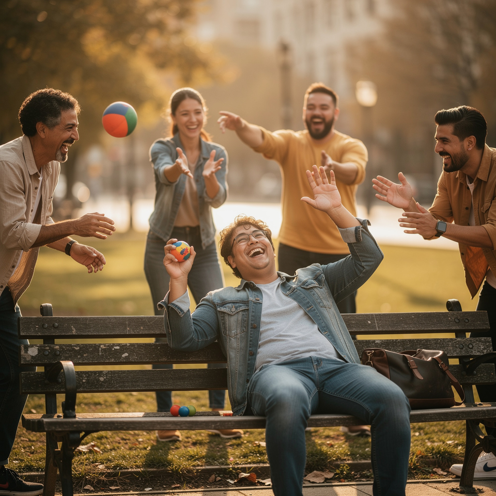 Humor und Spiel gegen Stress