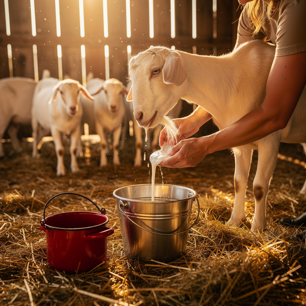 Kleine Ziegenmilchfarm gründen