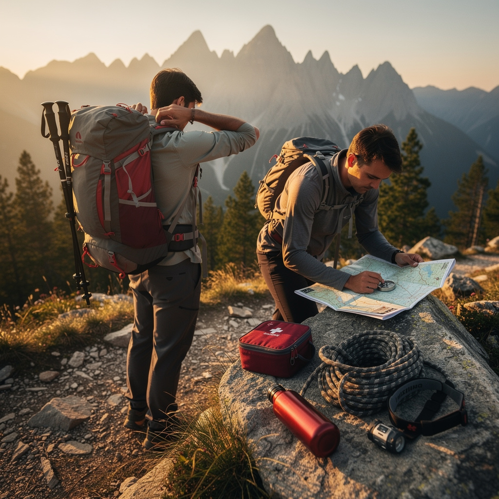 Wandervorbereitung und Sicherheit