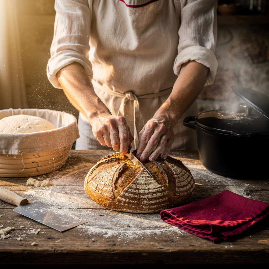 Sauerteigbrot backen