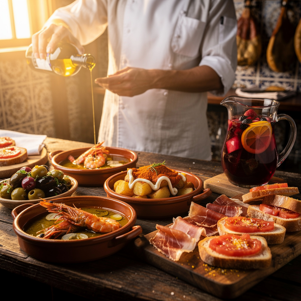 Spanische Tapas kochen