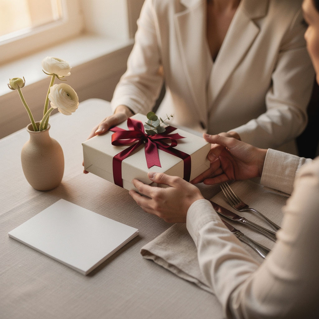Schenken und Etikette