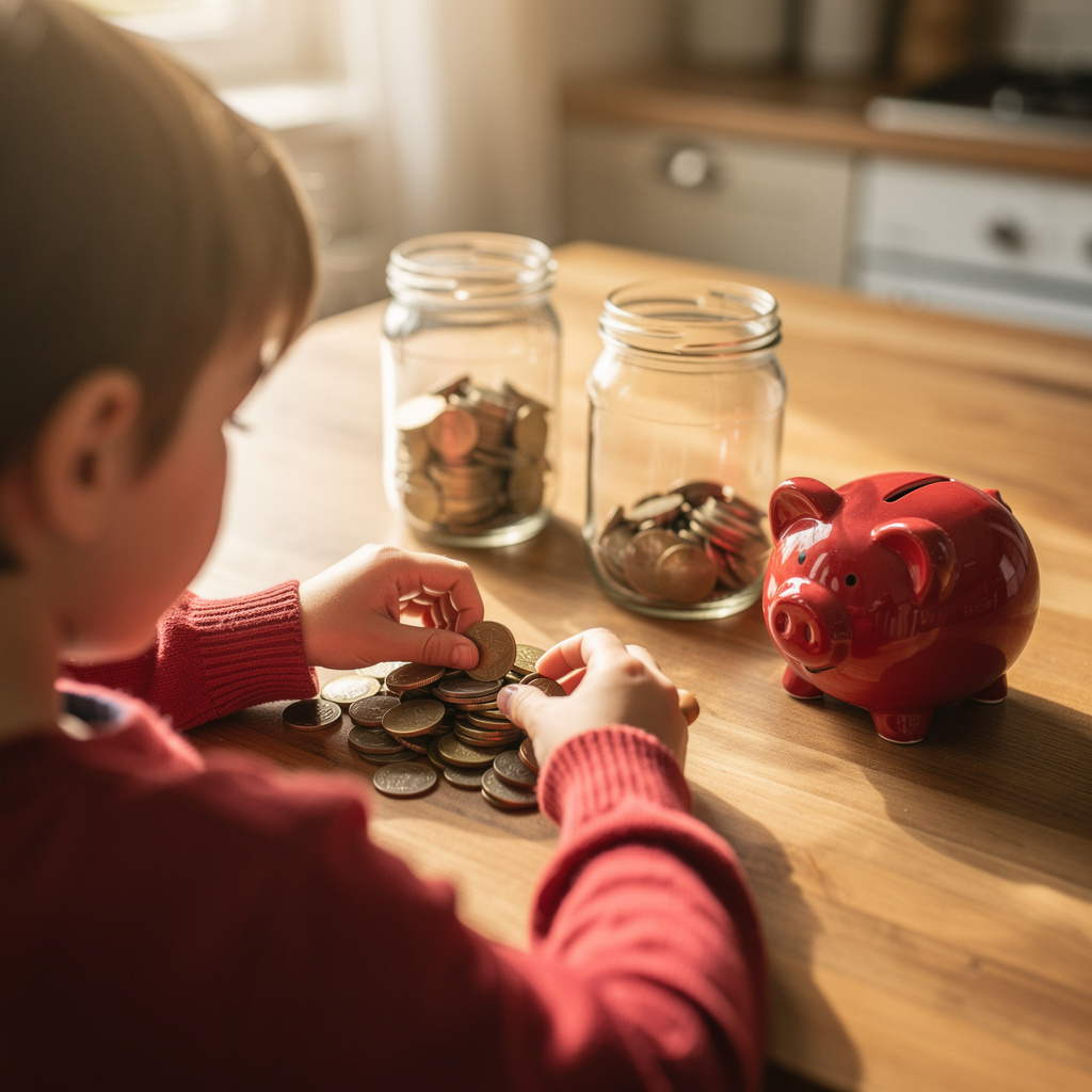 Kindern Geld beibringen