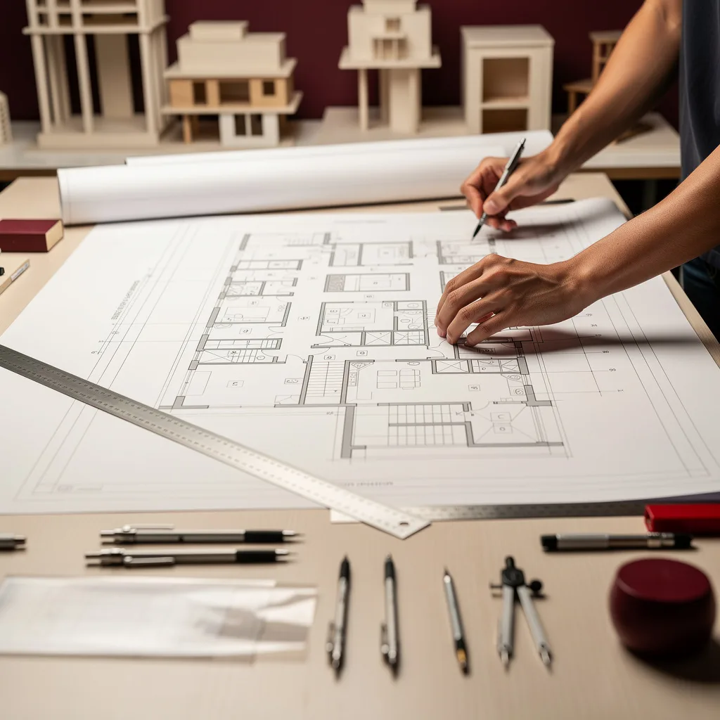 Technisches Zeichnen für Architektur