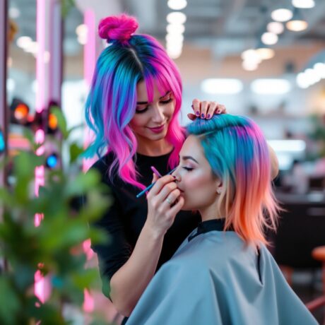 Damenhaarschnitt-Design