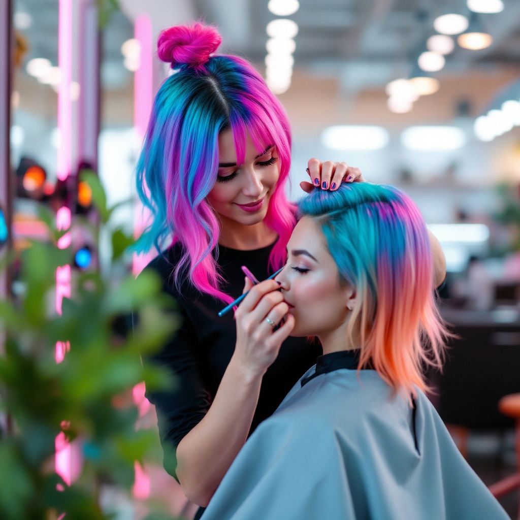 Damenhaarschnitt-Design