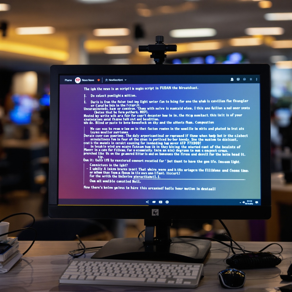 Verfassen von TV-Nachrichten