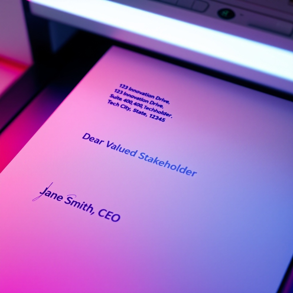 Amtlicher Schriftverkehr