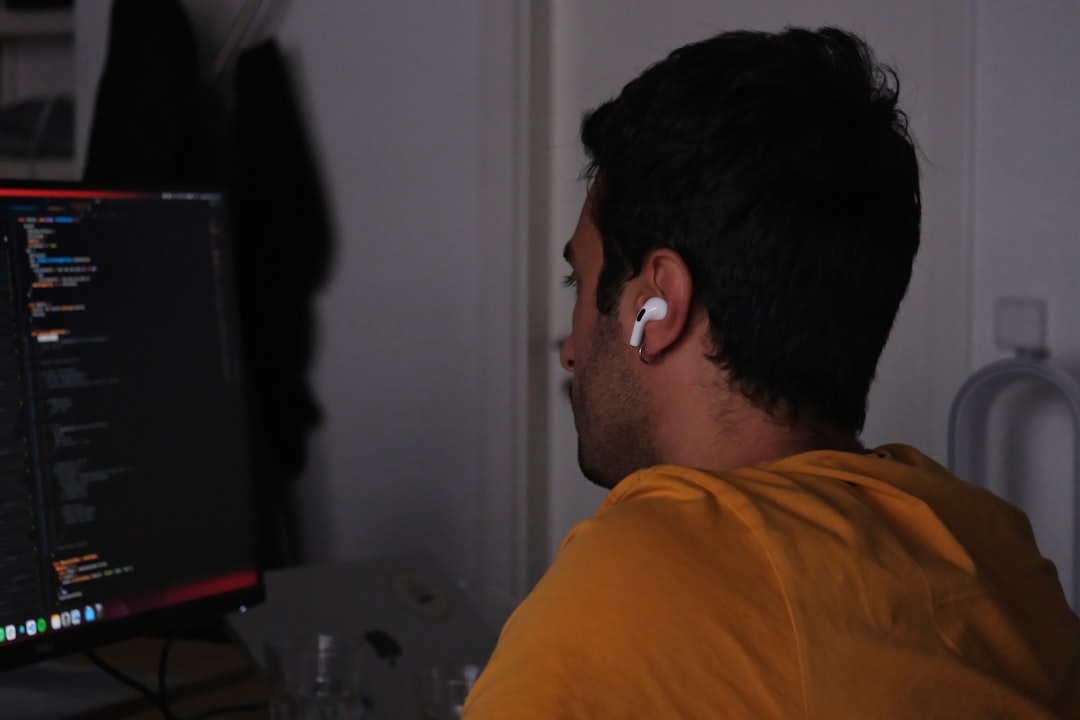 coding on computer screen