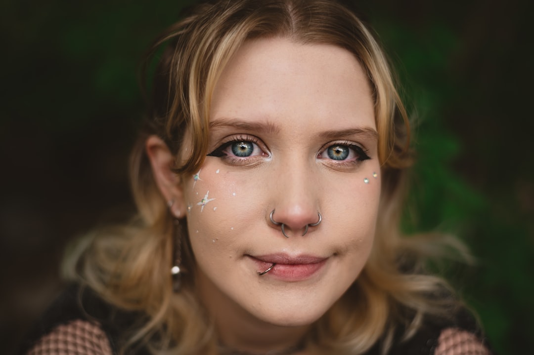 close-up face painting