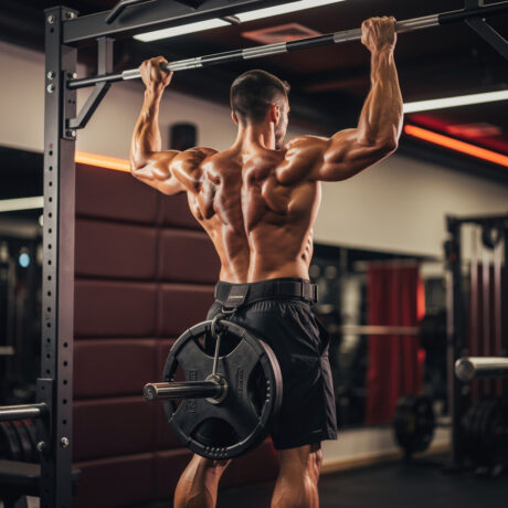 Kraftaufbau mit gewichteten Klimmzügen