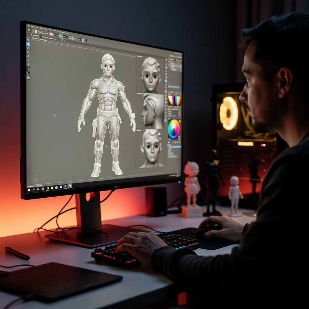 Blender: Charakter-Sculpting von Kopf bis Fuß