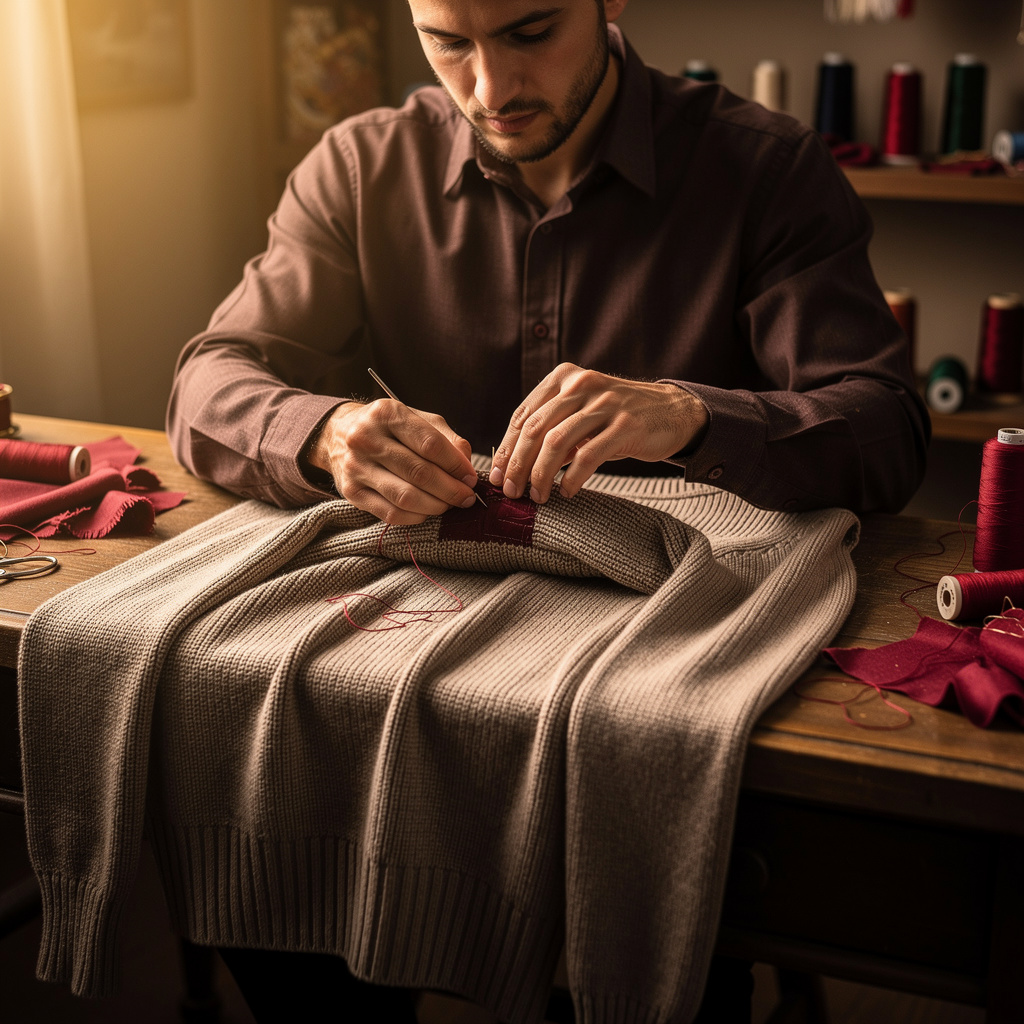 Kleidung reparieren ohne Nähen