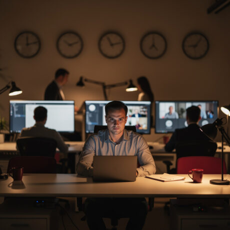 Zeitzonenübergreifende Zusammenarbeit