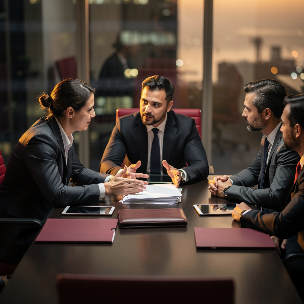 Vertragsverhandlung mit Lieferanten