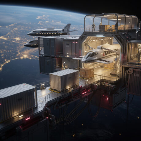 Raumfahrt-Logistik und Versorgungsketten